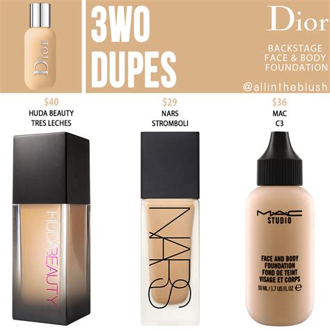 dior backstage druni|dior face and body dupe.